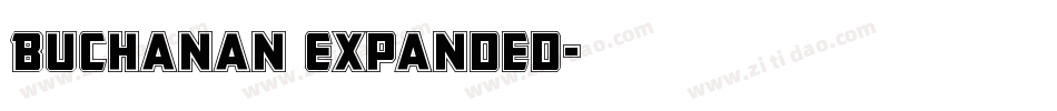 Buchanan Expanded字体转换